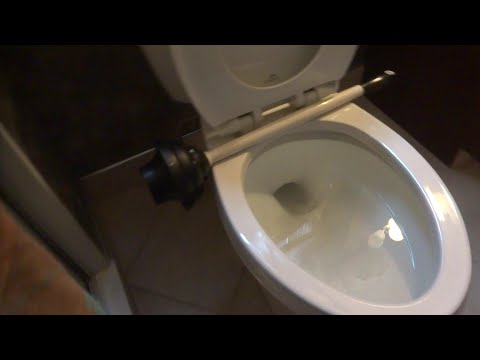 OLD LADIES TOILET BACKING UP