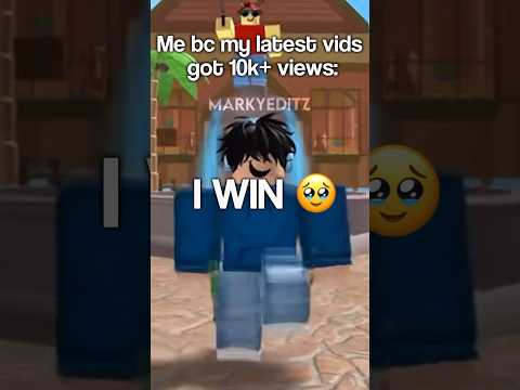 I WIN 🥹 | Roblox Edit | ib: me