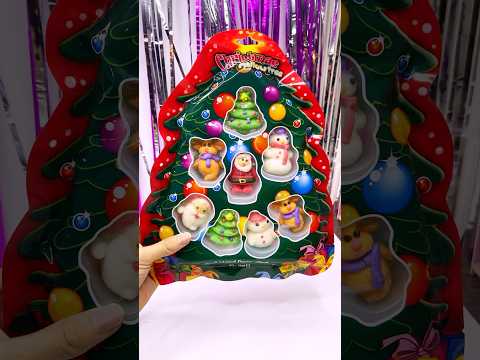 ASMR Satisfying with Unboxing Christmas Gift Christmas Marshmallow #asmr #cake #mini #christmas