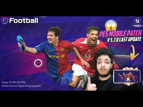 eFootball PES 2022 Messi & CR7   for PES 2021 Mobile V5.7.0 | Fully Licensed