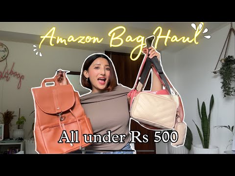 All Under *Rs500*🥰Amazon Bag Haul😍Must haves👍Sling & Handbag,😎Affordable finds🤌Gangtok,Sikkim❤️