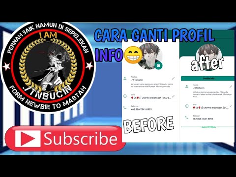 CARA GANTI PROFIL INFO #Tutorial 4