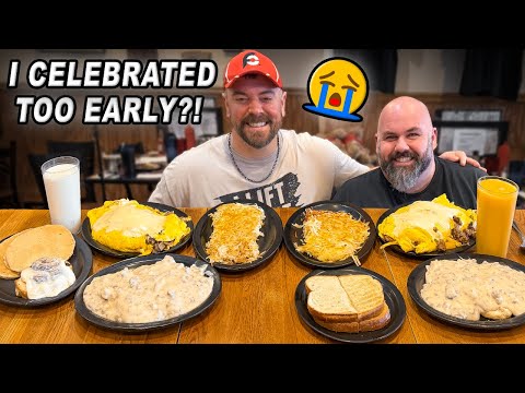 I Celebrated Too Early?? Dawn's "Big Ben" Breakfast Challenge in Colon, Michigan!!