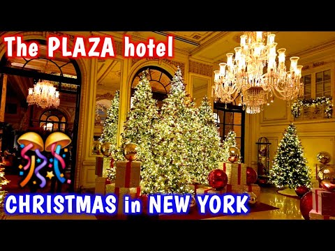 ✨️ The PLAZA Hotel Christmas 2024 New York City 🎊