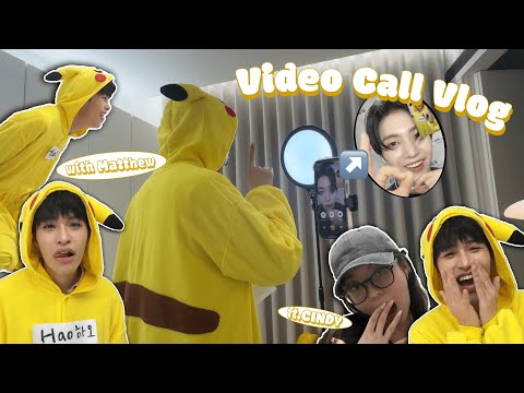 My First Ever Video Call with Matthew😭Super Nervous First Experience + Dancing in a Pikachu Costume!