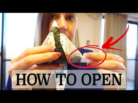 How To Open 4 Kinds of Onigiri (Japanese Rice Balls)