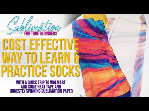 Sublimation for Beginners 2024 EP 1: Cheap Sublimation Socks