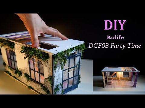 DIY Miniature Dollhouse Kit/DGF03 -Party Time/Rolife/파티 타임/로보타임 miniature minirose 미니어처 미니로즈