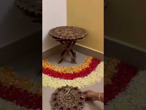 diwali special flower rangoli #diwali #diwalispecial #flowerrangoli #diwalivibes #viral #youtube