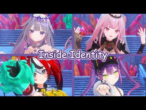 【3DLIVE】"Inside Identity" by Koseki Bijou, Calli, Bae & Towa『Chuunibyou ED』【Rom/Eng】