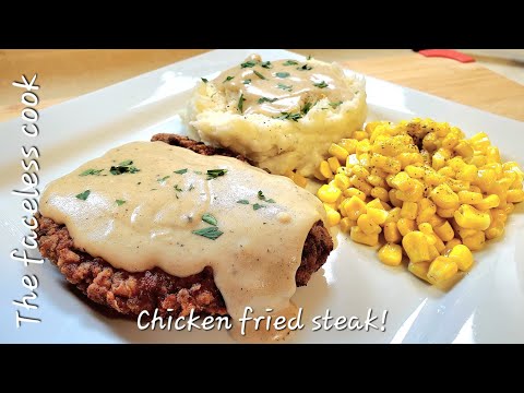 Chicken fried steak for those cold winter days. Easier than you think, this is amazing!