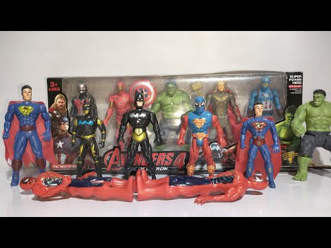 Superhero Toys | Avengers End Game | Avengers Assemble | ASMR Unboxing Superhero Ironman, Hulk