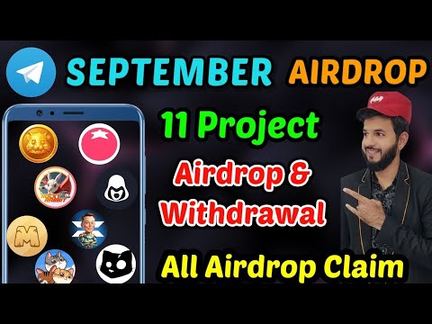 Airdrops September | 11 project & There Airdrops of September | Hamster,cats,Blum,xempire,goats