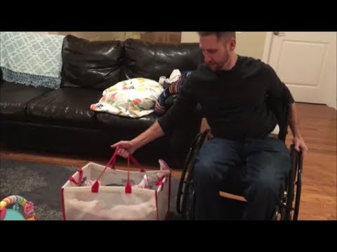 Paraplegic Parenting: Infant Lifting Basket