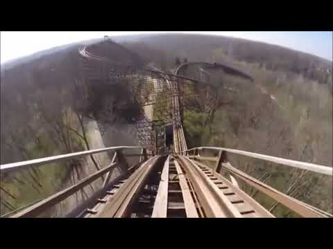 Michael Gira rides a rollercoaster