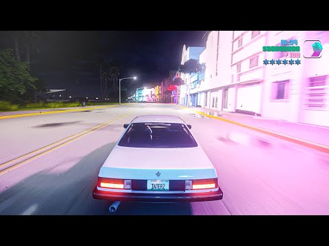 GTA: Vice City Definitive Edition Free Roam Gameplay Concept - GTA Trilogy Demo [GTA 5 PC Mod]