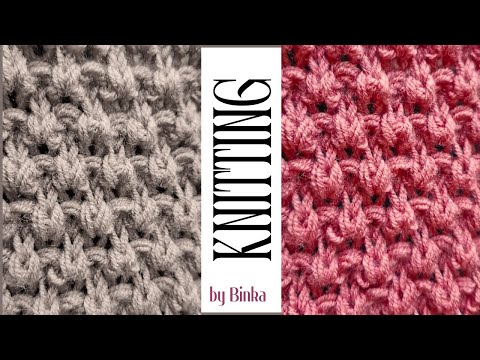 [Bulgarian] An original model of a double-side relief knitting pattern. A trendy knitting pattern.