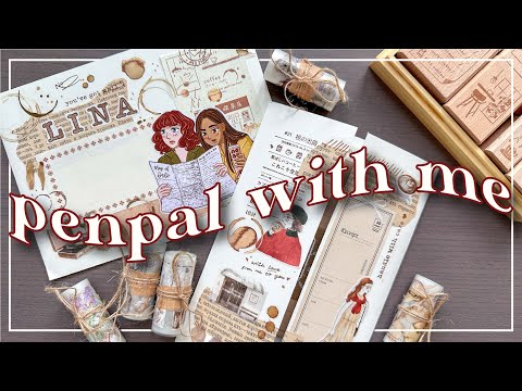 PENPAL WITH ME | Dear Lina | Vintage Coffee Themed Letter