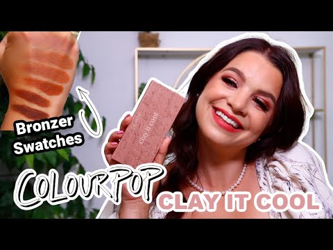 COLOURPOP CLAY IT COOL REVIEW Super Shock Bronzer Swatches