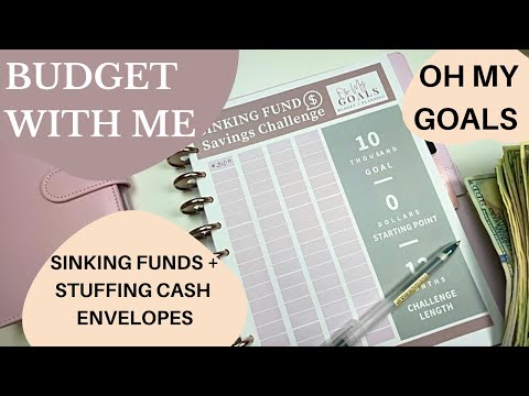 BUDGET WITH ME - SINKING FUNDS, CASH ENVELOPE STUFFING & A FACE TO FACE HELLO!