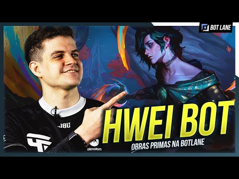 HWEI é melhor na BOTLANE do que no MID?!🖌️🎨