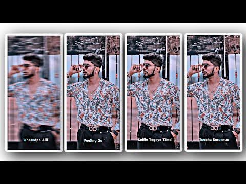 💥 New Trending Boy's Attitude Video Editing Kannada in Alight motion New Video Editing Kannada