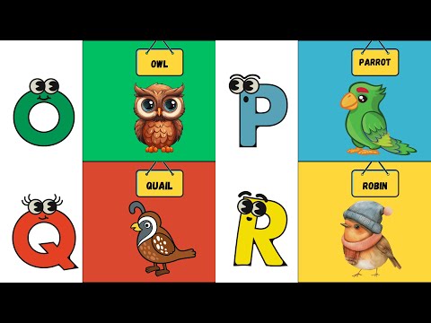 ABC Birds Song 🦜 | Learn About Birds A to Z | Fun Educational Song for Kids | UZR Learning | #abcd