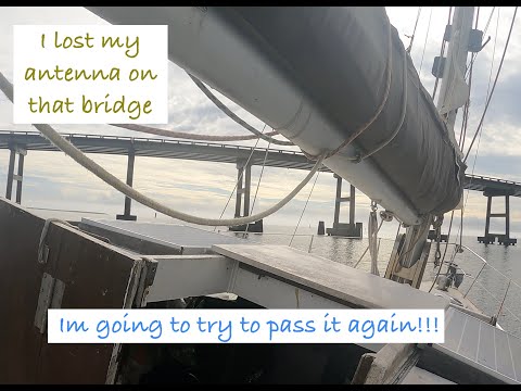 Passing under A BRIDGE THAT IS TOO SHORT in a sailboat- Will I make it or DESTROY MY BOAT?