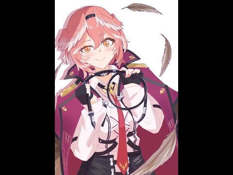 【ホロライブ】【holox】鷹嶺ルイ FA　Illustration TimeLapse【CLIP STUDIO PAINT PRO】VTuber