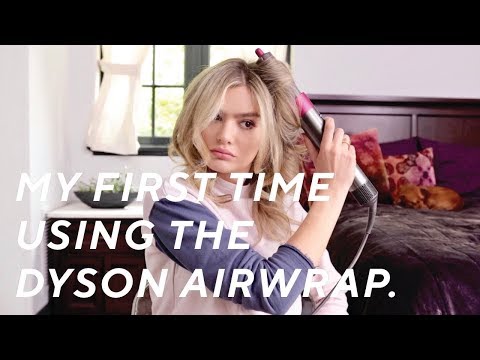 MY FIRST TIME USING THE DYSON AIRWRAP | The Sloane Series