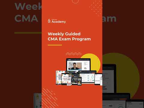 Weekly Guided CMA Exam Program