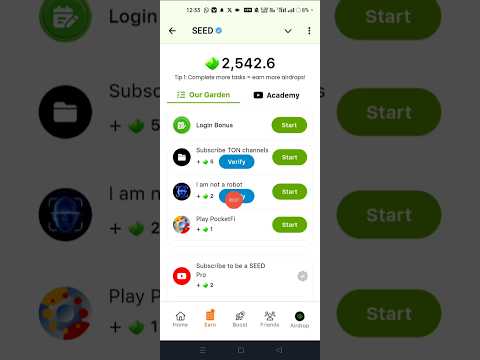 Seed Mining Telegram Airdrop KYC Process || Seed Mining App I am Not Robot Task #airdropprogram