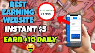 Free Income Site 2023 🤑🤑 ||  Daily $10 Income with Rateglo Earning Website #viral #freeincome