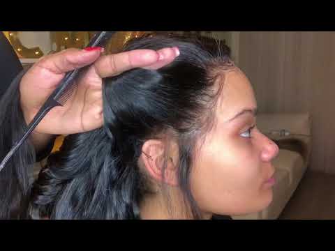 How To Sew A Lace Frontal Sew-In using The Stocking Cap Method