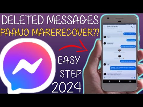 Paano Mababasa ang mga deleted Conversations sa Messenger?? 2024 Tips #tutorials #fbmessenger #fb