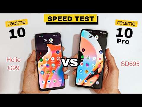 realme 10 4g vs realme 10 pro 5g Speed Test_ Which is Better? (Helio G99 vs SD695)