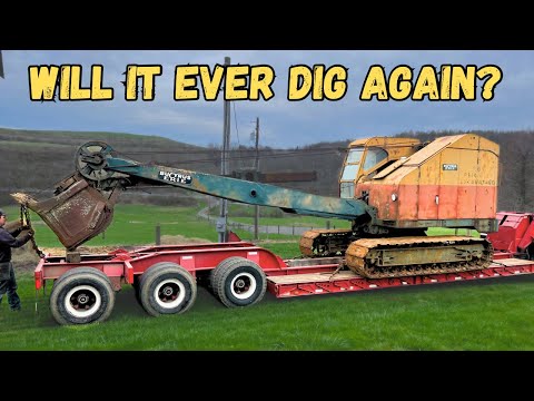 Repairing a 1950 Cable Shovel, Sitting  20+ Years!!!