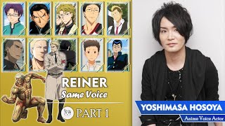 Hosoya Yoshimasa | Yoshimasa Hosoya Anime Voice Actor | 細谷 佳正 | Part 1