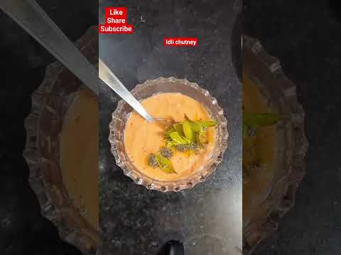 idli chutney l #idli #chutney #idlichutney #viral #shortvideo #shorts #cookingshorts #trendingshort