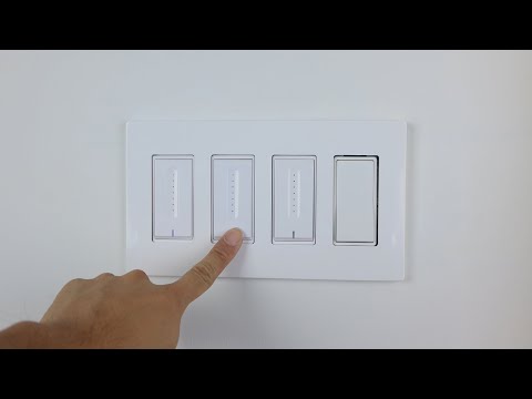 4-Gang Screwless Light Switch Faceplate Installation and Review