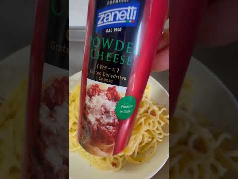 FROZEN CARBONARA 😋 #shortvideo #shorts