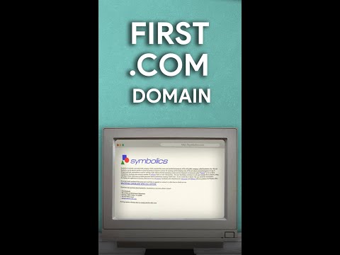 First, .com Domain, Did you Know it?