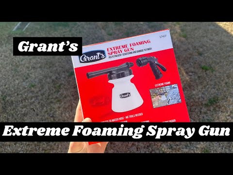 Grants Extreme Foaming Spray Gun Unboxing And Review From Harbor Freight!