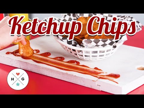 DIY Ketchup Chips | HG Food | HelloGiggles