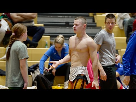 Vakaris Simoliunas (LTU) vs Marks Garmalovs (LAT) 70kg. Mens freestyle wrestling.