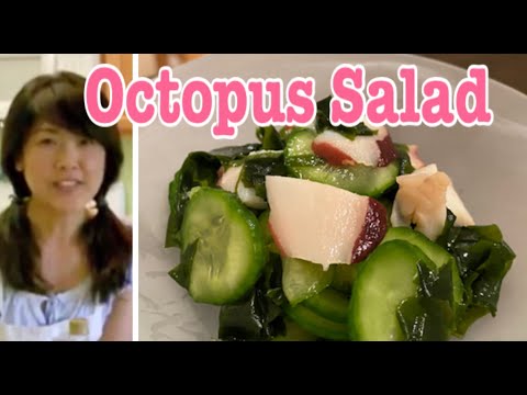 Tako Sunomono salad - Octopus and Cucumber Japanese Salad