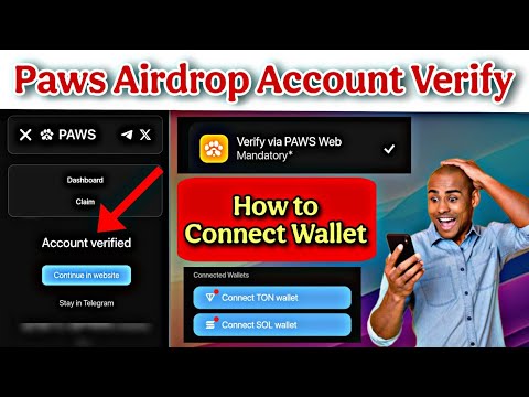 Paws Verify via Paws web | Paws Airdrop Account Verification | Paws New Update