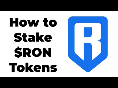 How to Stake RON Tokens | $RON Staking Tutorial | Ronin Wallet | Ronin Chain