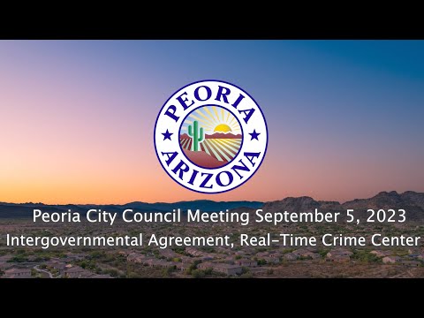 Council Clip 9.5.23 Intergovernmental Agreement, Real Time Crime Center