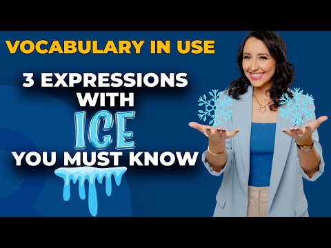 ❄️Vocabulary in Use: 3 Expressions with the Word ICE You Must Know ❄️